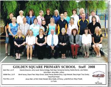 Photograph - GOLDEN SQUARE PRIMARY SCHOOL STAFF 2008 COLLECTION