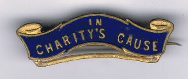 Accessory - IN CHARITY'S CAUSE BADGE