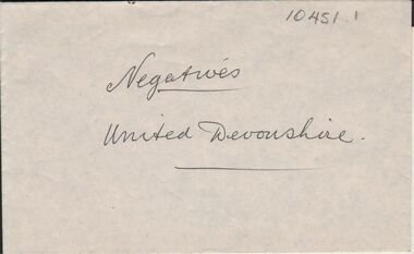 Negative - ALBERT RICHARDSON COLLECTION:  DEVONSHIRE GROUP OF MINES