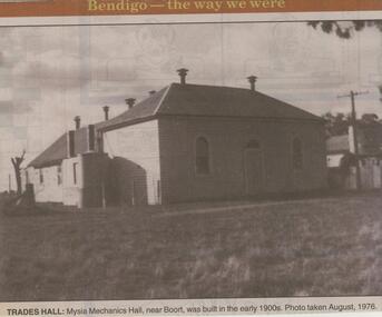 Newspaper - JENNY FOLEY COLLECTION: TRADES HALL