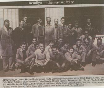 Newspaper - JENNY FOLEY COLLECTION: AUTO SPECIALISTS