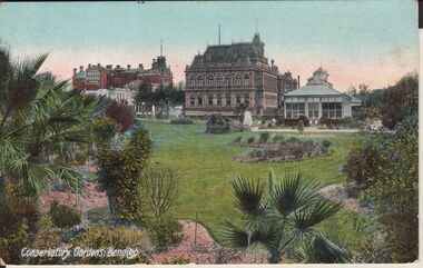Postcard - ELAINE ROBB COLLECTION: CONSERVATORY GARDENS BENDIGO