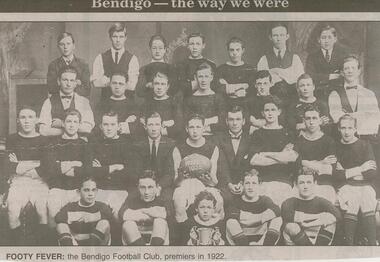 Newspaper - JENNY FOLEY COLLECTION: FOOTY FEVER
