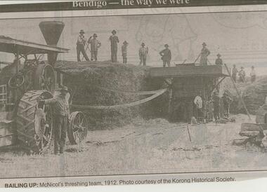 Newspaper - JENNY FOLEY COLLECTION: BAILING UP