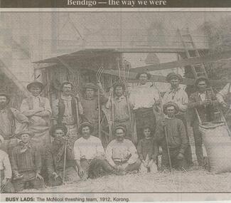 Newspaper - JENNY FOLEY COLLECTION: BUSY LADS
