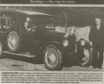 Newspaper - JENNY FOLEY COLLECTION: UNDERTAKERS