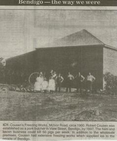 Newspaper - JENNY FOLEY COLLECTION: ICY