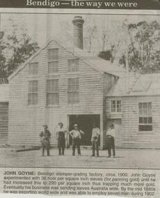 Newspaper - JENNY FOLEY COLLECTION: JOHN GOYNE