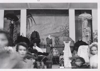Photograph - GOLDEN DAYS HISTORICAL EXHIBITION COLLECTION: CLOTHING DISPLAY