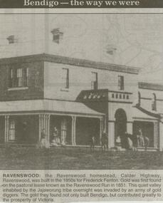 Newspaper - JENNY FOLEY COLLECTION: RAVENSWOOD