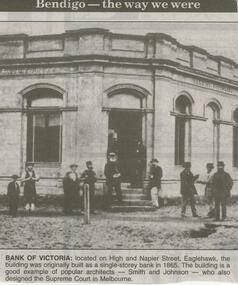 Newspaper - JENNY FOLEY COLLECTION: BANK OF VICTORIA