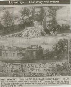 Newspaper - JENNY FOLEY COLLECTION: CITY BREWERY