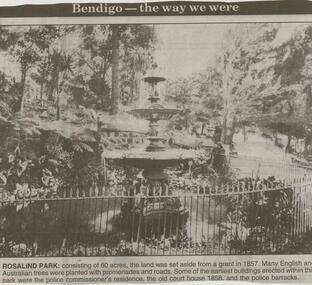 Newspaper - JENNY FOLEY COLLECTION: ROSALIND PARK