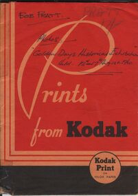 Document - GOLDEN DAYS HISTORICAL EXHIBITION COLLECTION: PHOTO FOLDER