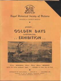 Document - GOLDEN DAYS HISTORICAL EXHIBITION COLLECTION: ADVERTISING PROGRAM