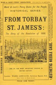 Book - LYDIA CHANCELLOR COLLECTION: FROM TORBAY TO ST. JAMES'S: THE STORY OF THE REVOLUTION OF 1688