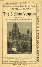 Book - LYDIA CHANCELLOR COLLECTION: THE SICILIAN VESPERS, THE STORY OF A NATION'S VENGEANCE
