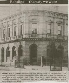 Newspaper - JENNY FOLEY COLLECTION: BANK OF VICTORIA
