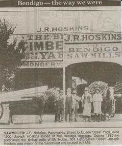 Newspaper - JENNY FOLEY COLLECTION: J. R. HOSKINS