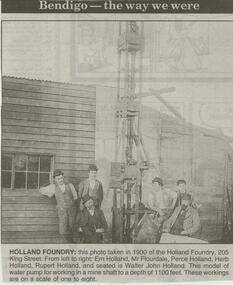 Newspaper - JENNY FOLEY COLLECTION: HOLLAND FOUNDRY
