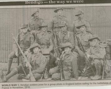 Newspaper - JENNY FOLEY COLLECTION: WORLD WAR 1