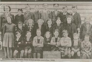 Newspaper - JENNY FOLEY COLLECTION: SCHOOL DAYS