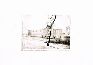 Photograph - BLACK AMD WHITE  PHOTOGRAPH OF THE SANDHURST POLICE BARRACKS