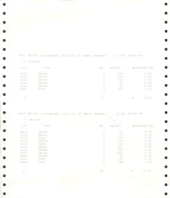 Document - BENDIGO SALEYARDS COLLECTION: FRED SMITHS LIVE-WEIGHT AGENT SUMMARY 8 FEB 96