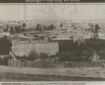 Newspaper - JENNY FOLEY COLLECTION: BENDIGO SUBURB