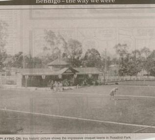 Newspaper - JENNY FOLEY COLLECTION: CROQUET LAWNS
