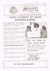 Magazine - MARONG SHIRE