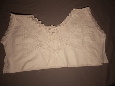 Clothing - CREAM COLOURED CAMISOLE, Late 19th C