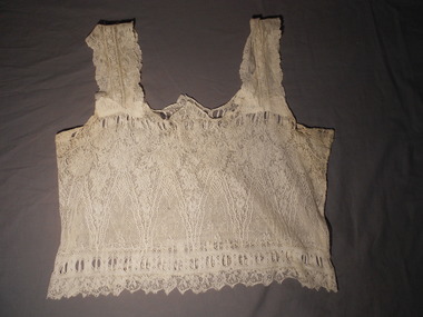 Clothing - SILK LACE CAMISOLE, Late 19th C, early 20th C