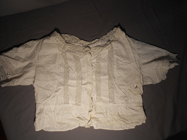 Clothing - WHITE COTTON CAMISOLE, Late 19th century