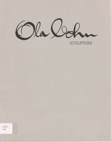 Book - OLA COHN SCULPTURE