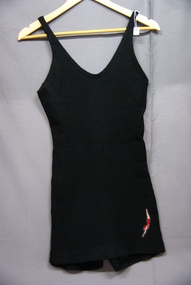 Clothing - LADIES BLACK WOOLLEN KNIT SWIMMING COSTUME