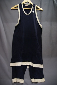 Clothing - MAN'S COTTON SWIM SUIT, 1900-1910