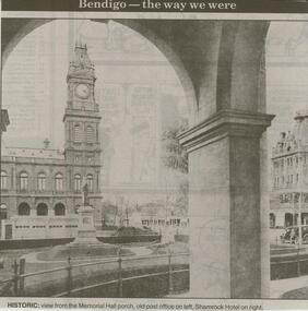 Newspaper - JENNY FOLEY COLLECTION: MEMORIAL HALL