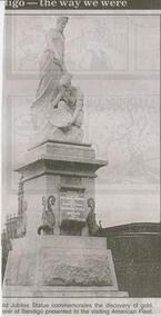Newspaper - JENNY FOLEY COLLECTION: GOLD JUBILEE STATUE