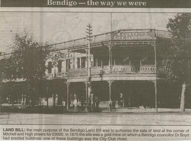 Newspaper - JENNY FOLEY COLLECTION: LAND BILL