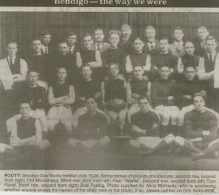 Newspaper - JENNY FOLEY COLLECTION: FOOTY