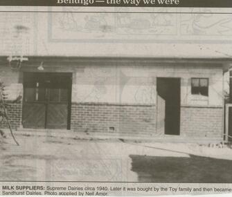 Newspaper - JENNY FOLEY COLLECTION: MILK SUPPLIERS, 2000