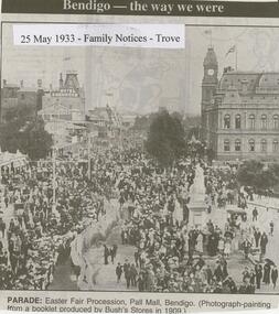 Newspaper - JENNY FOLEY COLLECTION: EASTER FAIR PROCESSION, 2000