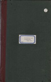 Document - BARBARA MAMOUNEY COLLECTION: GOLDEN SQUARE METHODIST AUGUSTONIAN FAIR MINUTE BOOK