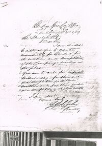 Document - CASTLEMAINE GAS COMPANY COLLECTION: LETTER