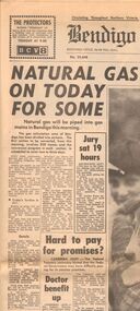 Newspaper - CASTLEMAINE GAS COMPANY COLLECTION: BENDIGO ADVERTISER, 06/08/1973