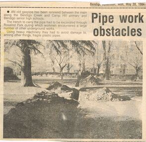 Newspaper - CASTLEMAINE GAS COMPANY COLLECTION: BENDIGO ADVERTISER, 28/05/1984