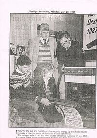 Newspaper - CASTLEMAINE GAS COMPANY COLLECTION: BENDIGO ADVERTISER, 20/07/1987