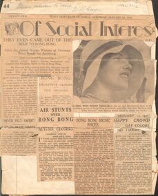 Newspaper - HOWARD AND VIOLET JOLLEY COLLECTION: NEWSPAPER ARTICLES
