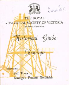 Book - HISTORICAL GUIDE TO BENDIGO